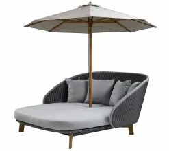 Home textiles Salgsbutik -Home textiles Salgsbutik cane line parasol classic parasol teak mud lav til peacock daybed 9205520