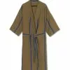 Ferm LIVING Field Robe 2 Ferm LIVING Field Robe -Home textiles Salgsbutik ferm living badekaabe field robe olive bright blue 1016085