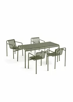 Hay 1 Palissade Bord Og 4 Palissade Dining Armchair