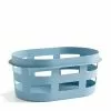 Hay Basket 2 Hay Basket -Home textiles Salgsbutik hay vasketoejskurv laundry basket small soft blue 4586354