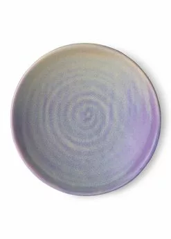 HKliving Home Chef Ceramics, Flat Bowl -Home textiles Salgsbutik hk living skaal home chef ceramics flat bowl purple green 8159783