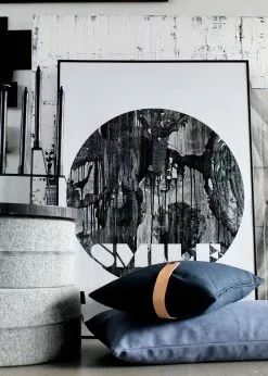 Louise Smærup Regular / Twist -Home textiles Salgsbutik louise smaerup pude regular twist blue twist 65 x 65 2640880