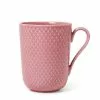 Lyngby Porcelain Rhombe - Krus Med Hank 2 Lyngby Porcelain Rhombe - Krus Med Hank -Home textiles Salgsbutik lyngby porcelain krus rhombe krus med hank rosa 4141448