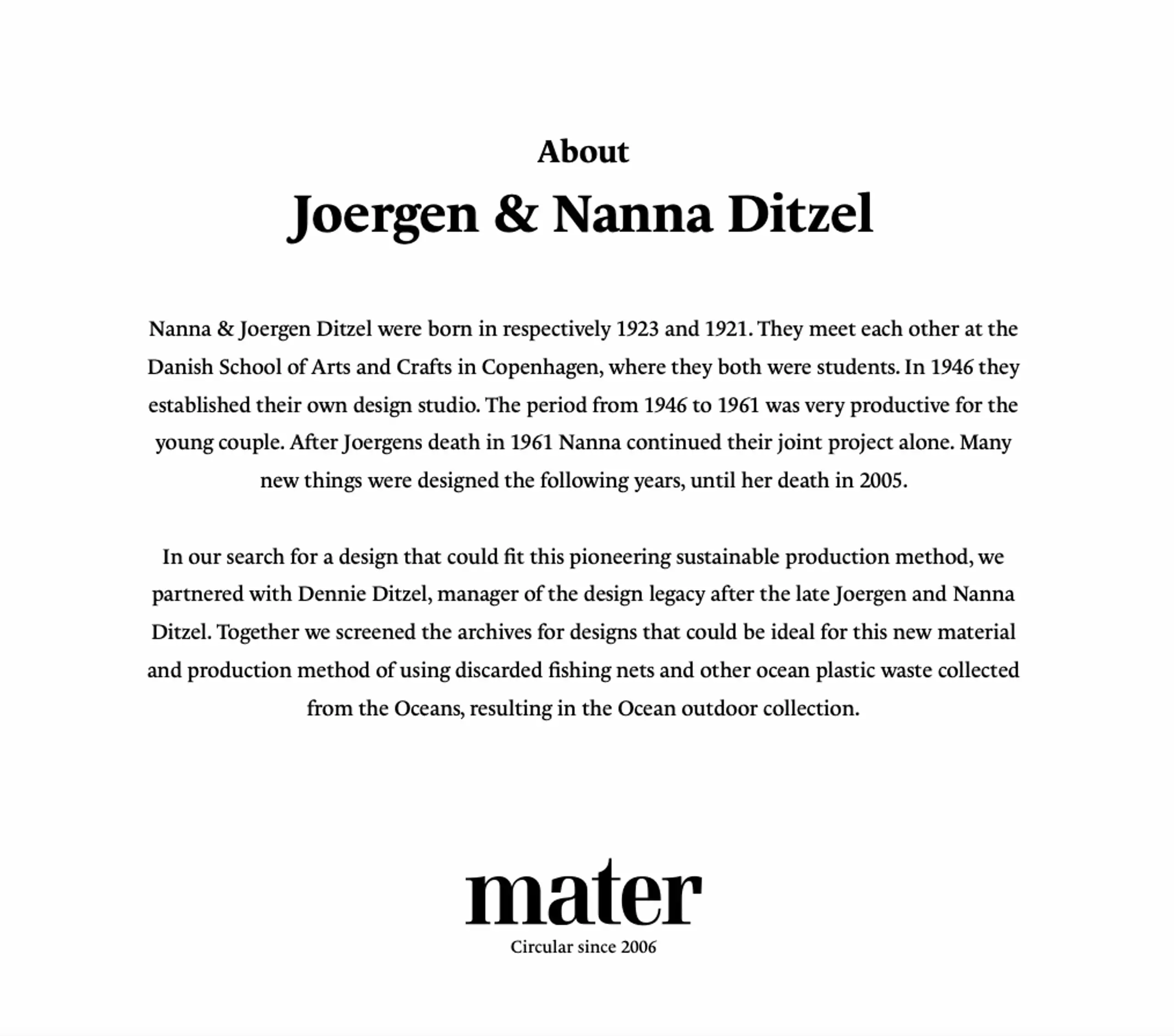 Mater Ocean Table By Nanna Ditzel 9 Mater Ocean Table By Nanna Ditzel - Billede 7