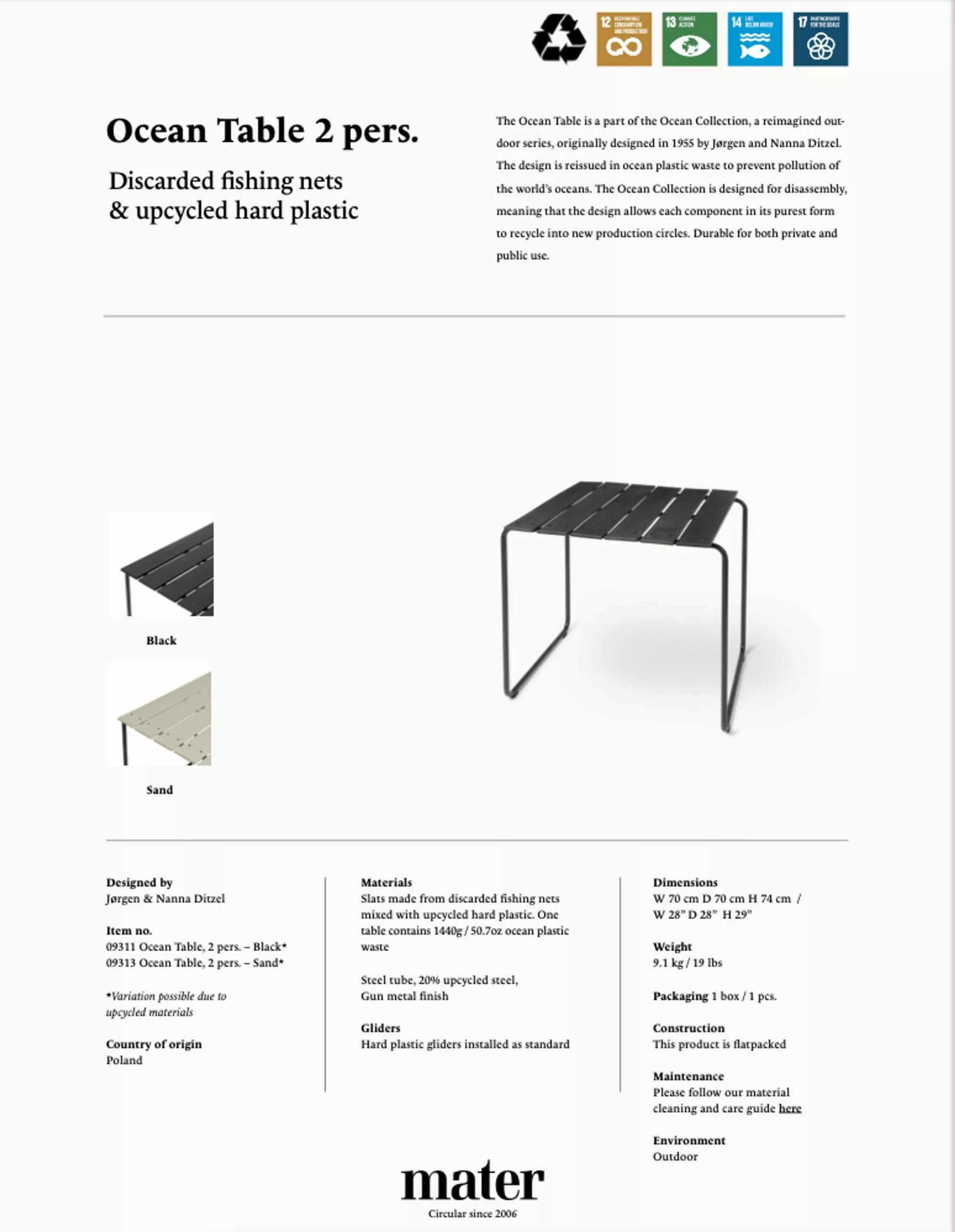 Mater Ocean Table By Nanna Ditzel 10 Mater Ocean Table By Nanna Ditzel - Billede 8